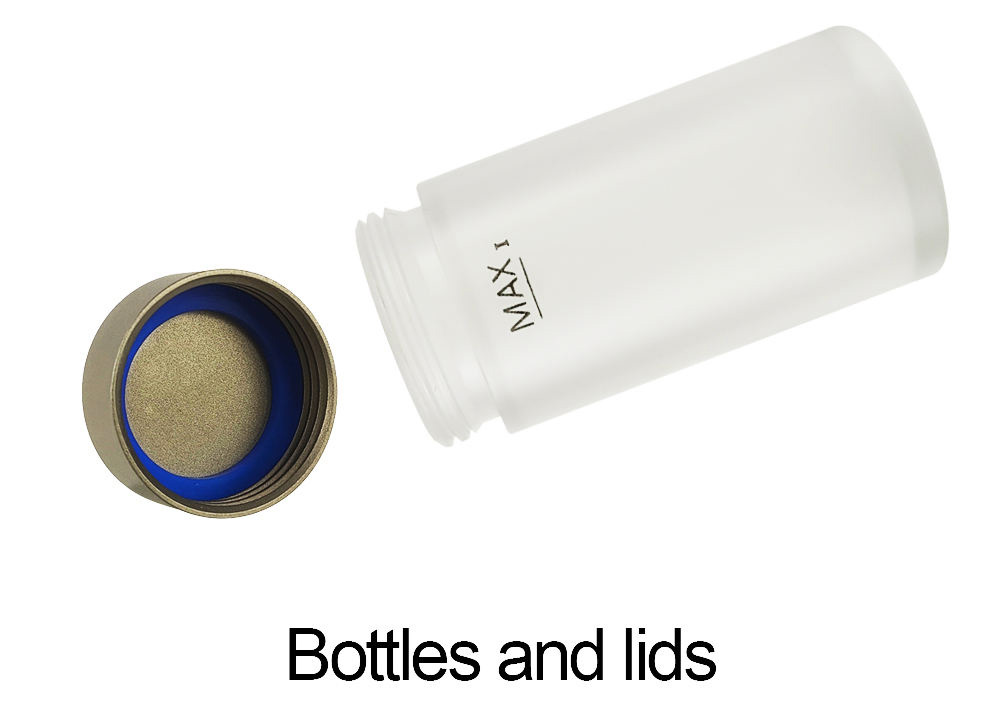 Aluminum Oxide Sandblaster Powder Tank, Micro Sandblaster Replace Powder Bottle